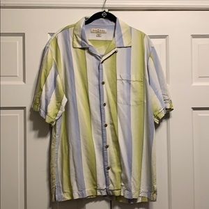 Men’s Tommy Bahama Silk Button Up Shirt Small